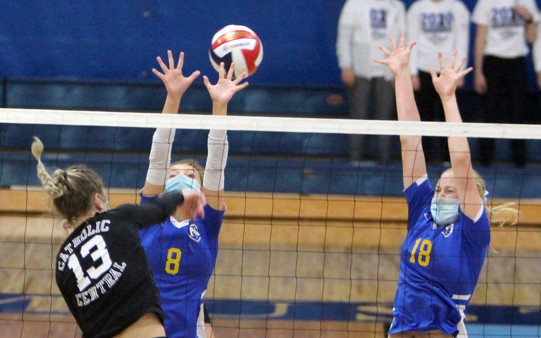 McDonell volleyball vs Catholic Central at Division 4 state championship 11-7-20